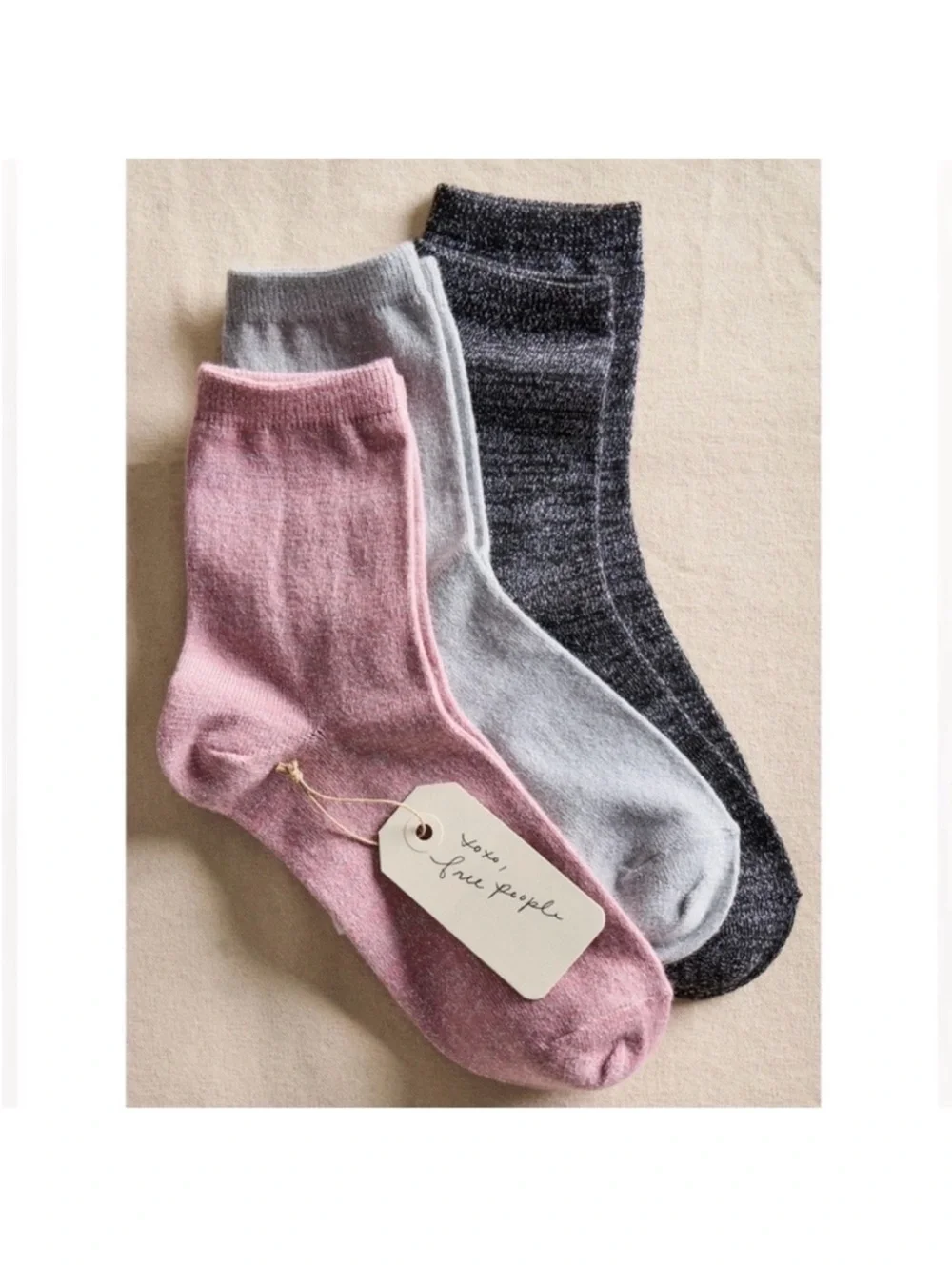 NWT! FP Free People Lurex Sock Bundle